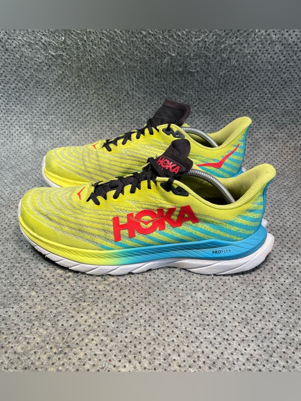 Hoka One One Mach 5 Yellow Shoes Size 11 Men’s